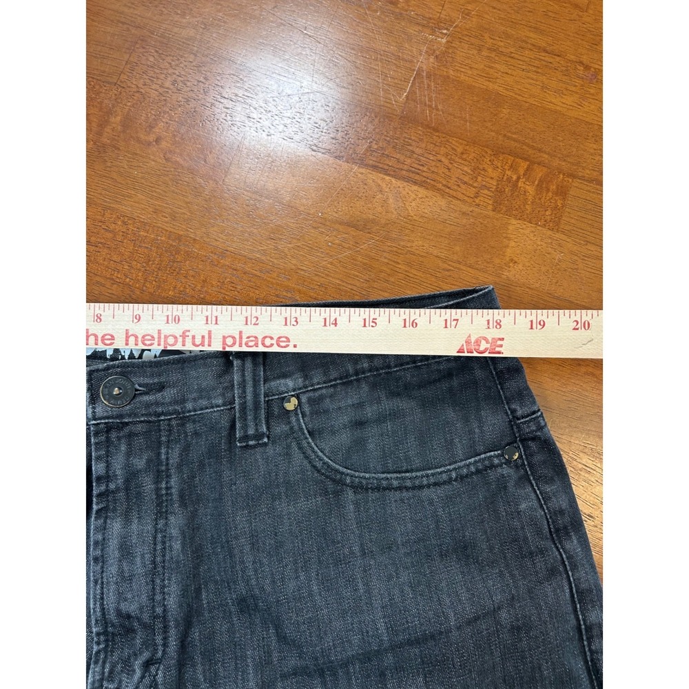 Sean John Denim Shorts Mens 38 Black Relaxed Fit Baggy Streetwear Y2K Hip Hop - Picture 8 of 12